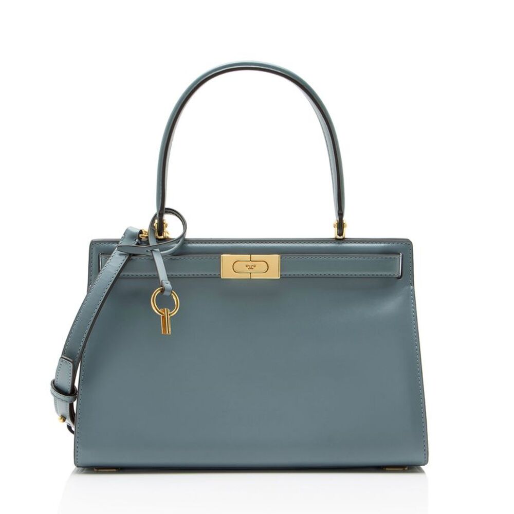 Tory Burch Leather Lee Radziwill Small Top Handle